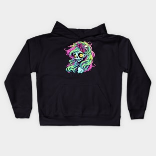 zombie girl Kids Hoodie